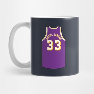 Kareem Abdul Jabbar Los Angeles Jersey Qiangy Mug